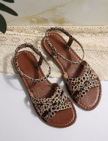 Sandale SHEIN, animal print
