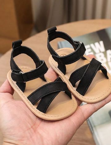Sandale Shein Kids, negru
