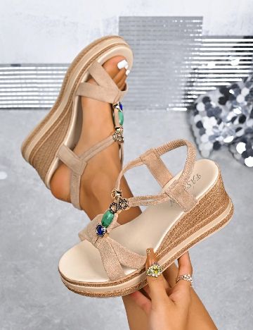 Sandale SHEIN, crem