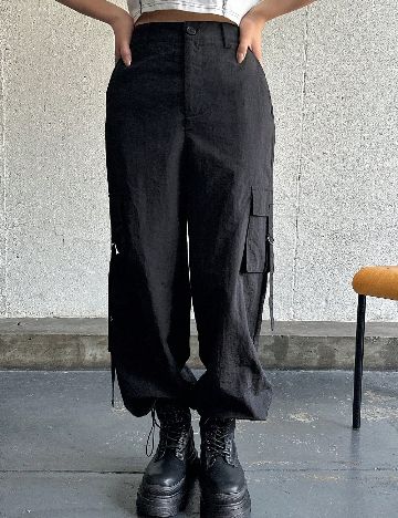 Pantaloni Friful, negru