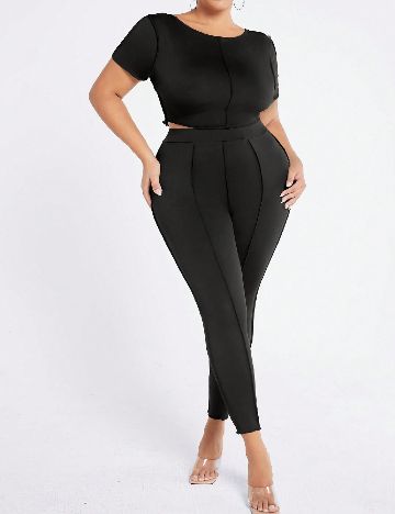 Compleu SHEIN CURVE, negru