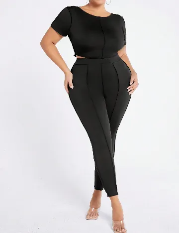 Compleu SHEIN CURVE, negru