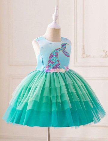 Rochie Shein Kids, mix culori