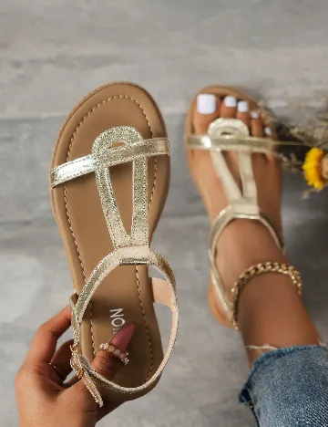 Sandale SHEIN, auriu