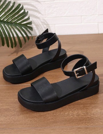 Sandale SHEIN, negru