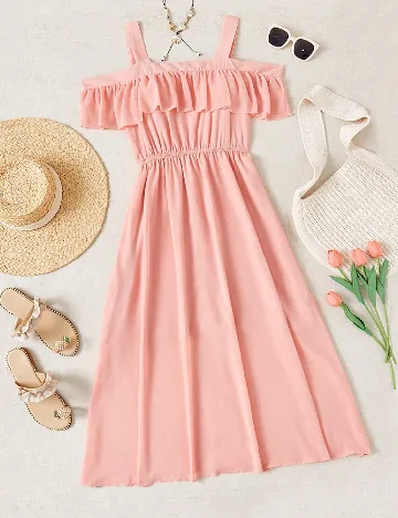 Rochie medie SHEIN, roz