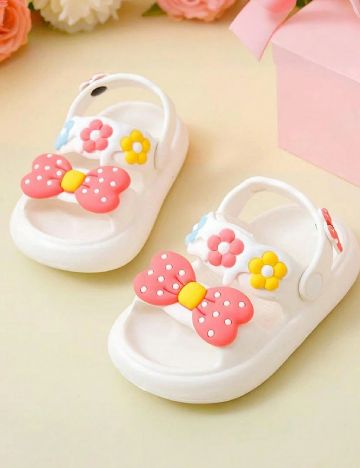 Sandale Shein Kids, alb