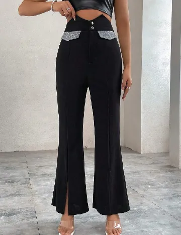 Pantaloni SHEIN, negru