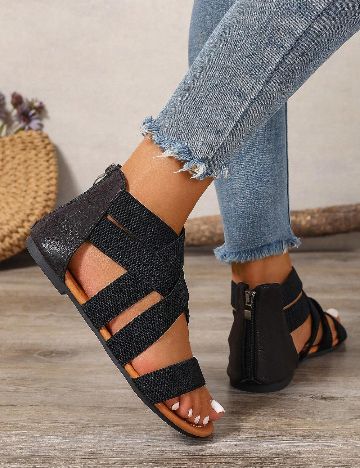 Sandale SHEIN, negru