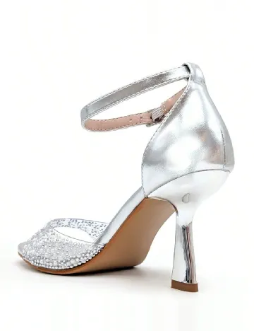 Sandale SHEIN, argintiu