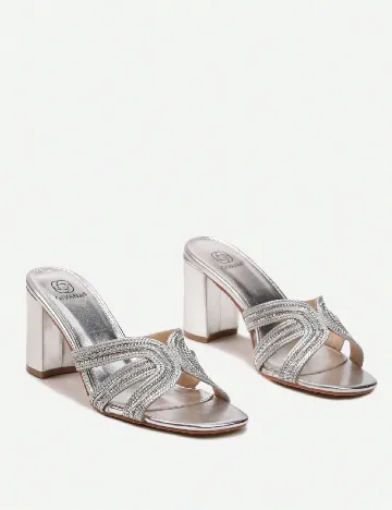 Saboti SHEIN, argintiu