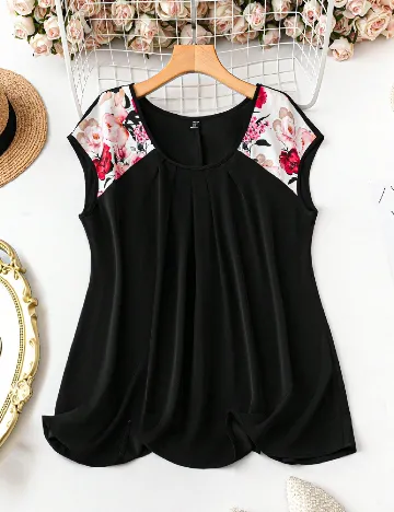 Bluza SHEIN CURVE, negru