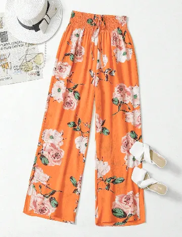 Pantaloni SHEIN CURVE, floral print