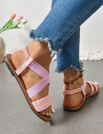Sandale SHEIN, roz