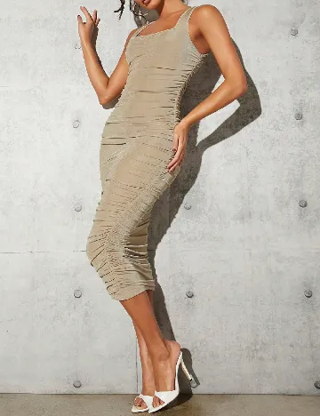 Rochie medie SHEIN, bej