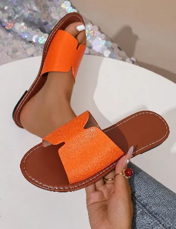 Slapi SHEIN, portocaliu