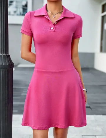 Rochie scurta SHEIN, roz