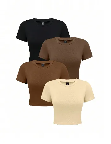 Set topuri 4 bucati SHEIN, mix culori