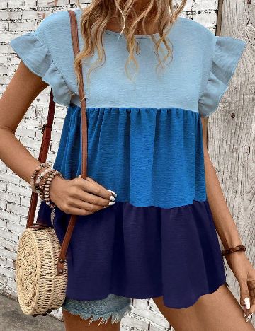 Bluza SHEIN, albastru