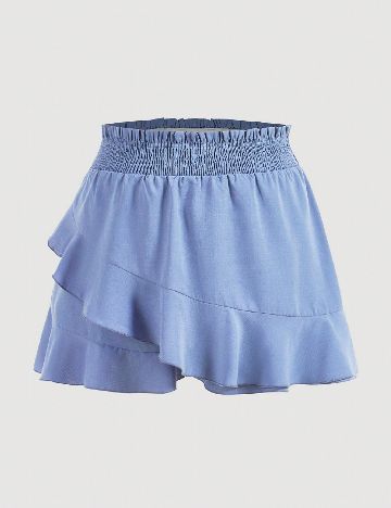 Pantaloni scurti SHEIN CURVE, albastru