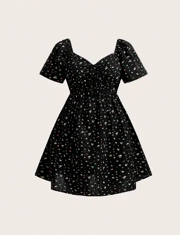 Rochie scurta SHEIN CURVE, negru