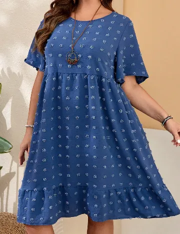 Rochie scurta SHEIN CURVE, albastru