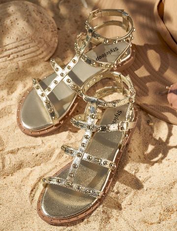 Sandale SHEIN, auriu