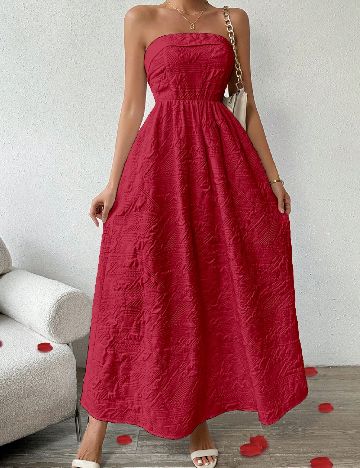 Rochie lunga SHEIN, rosu