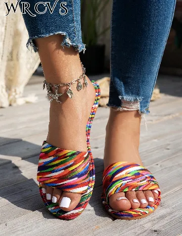 Slapi SHEIN, mix culori