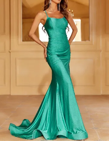 Rochie lunga Faeriesty, turcoaz