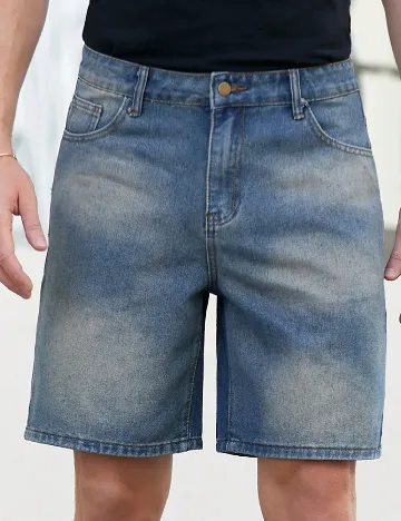 Pantaloni scurti SHEIN, albastru