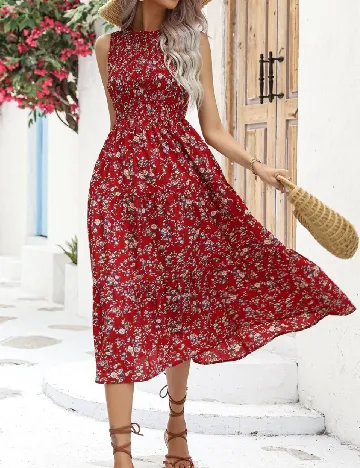 Rochie medie SHEIN, rosu