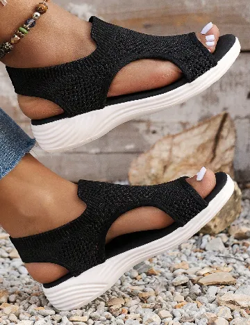 Sandale SHEIN, negru