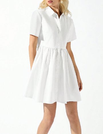 Rochie scurta SHEIN, alb