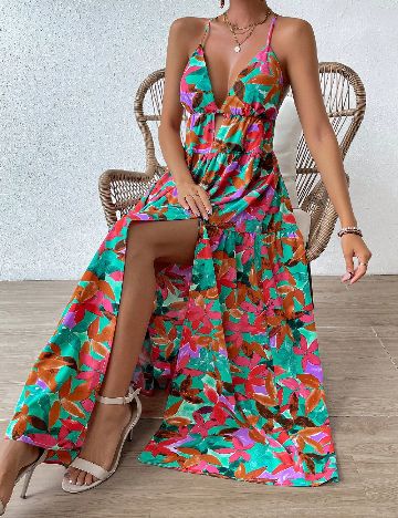 Rochie lunga SHEIN, mix culori