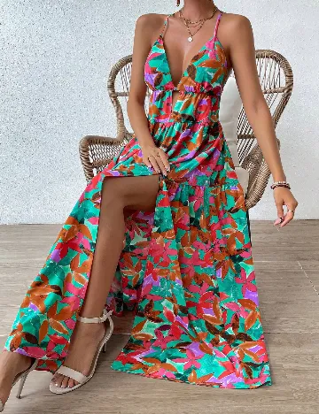 Rochie lunga SHEIN, mix culori