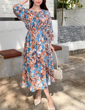 Rochie medie Dazy, mix culori