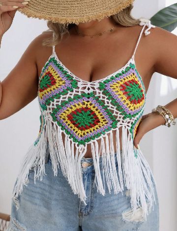 Top SHEIN CURVE, mix culori