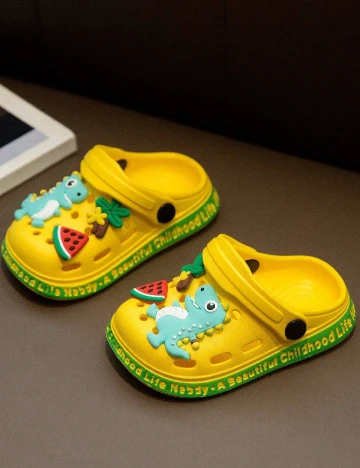 Slapi Shein Kids, galben