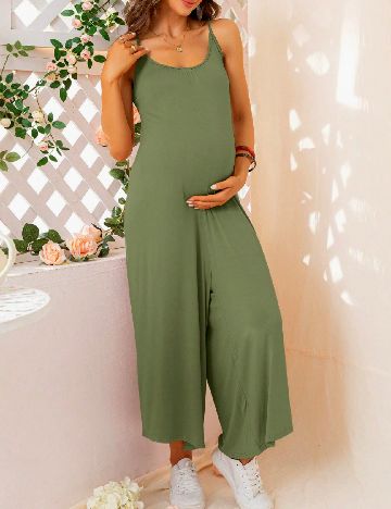 Salopeta SHEIN Maternity, verde