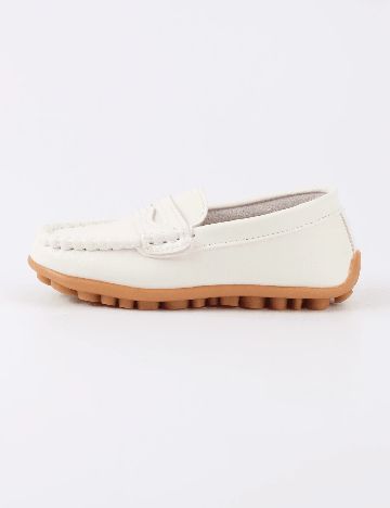 Mocasini Shein Kids, alb