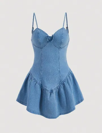 Rochie scurta SHEIN, albastru