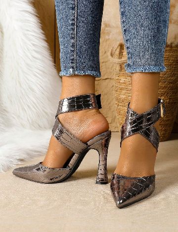 Pantofi SHEIN, argintiu