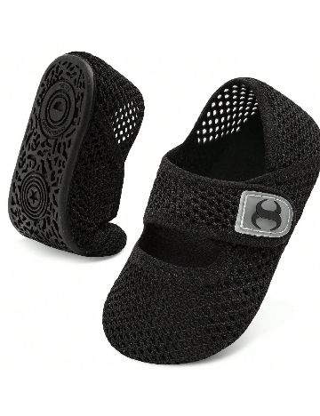 Papuci de plaja Shein Kids, negru