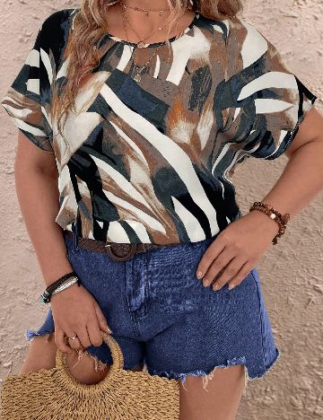 Bluza SHEIN CURVE, mix culori