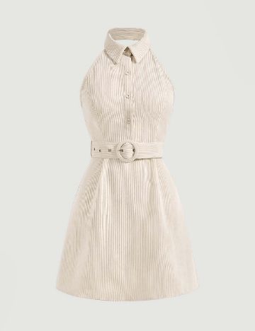 Rochie scurta SHEIN, bej