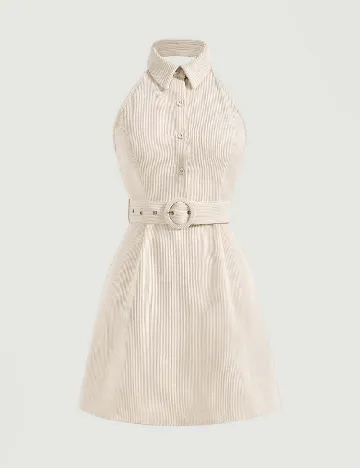 Rochie scurta SHEIN, bej