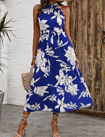 Rochie medie SHEIN, albastru