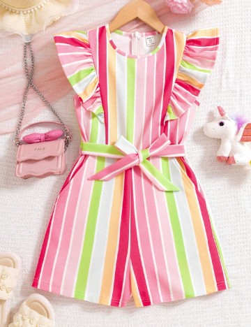 Salopeta Shein Kids, mix culori