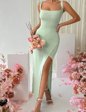 Rochie medie SHEIN, verde